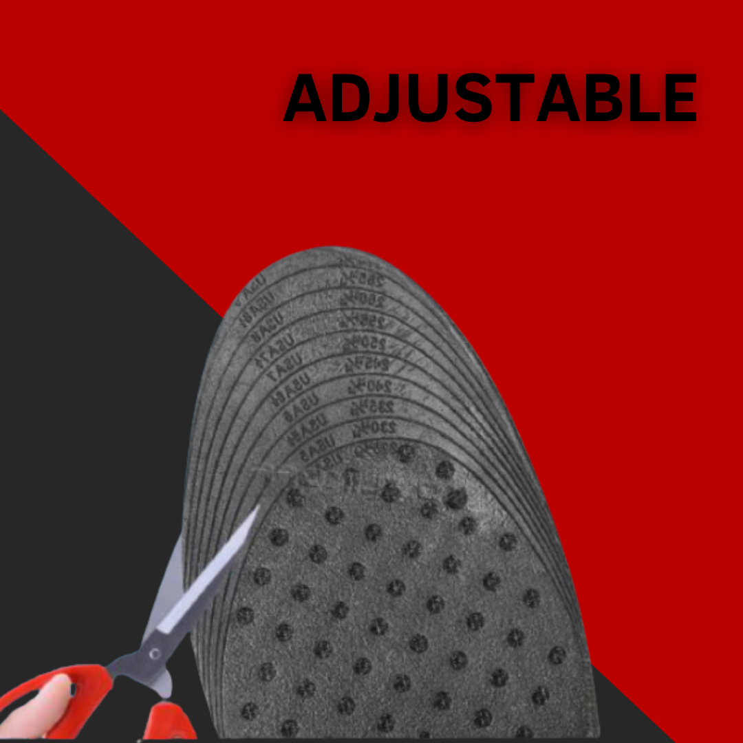 Invisible medical insole to increase height